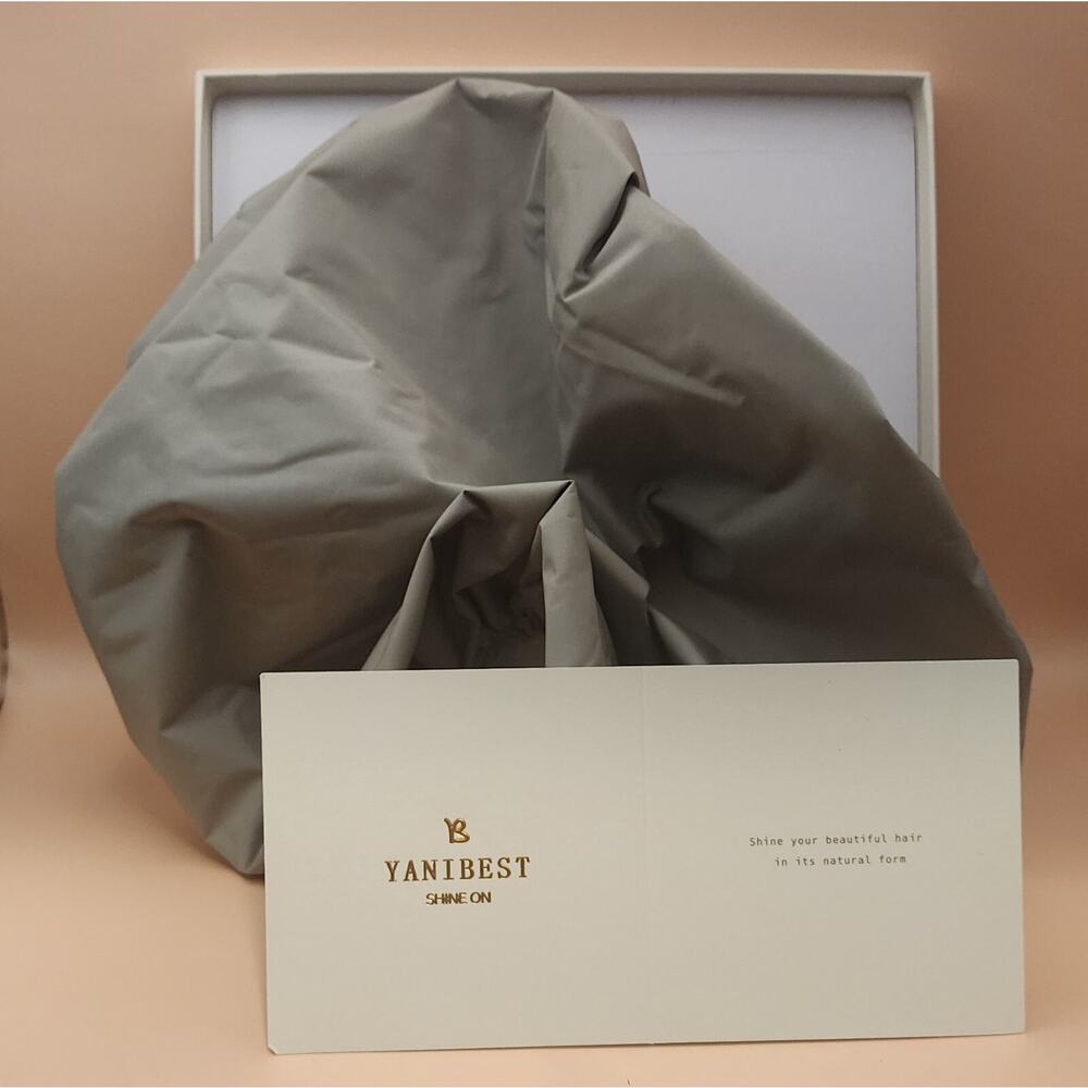 YaniBest Shine On Satin Sleep Cap - Olive - Shine Your Beautiful Hair